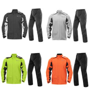 SULAITE Outdoor Motorcycle Riding Full Body Split Raincoat Suit, Size: L(Orange)