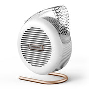 F5 USB Charging Colorful Lighting Effect Desktop Negative Ion Purification Air Fan(White)