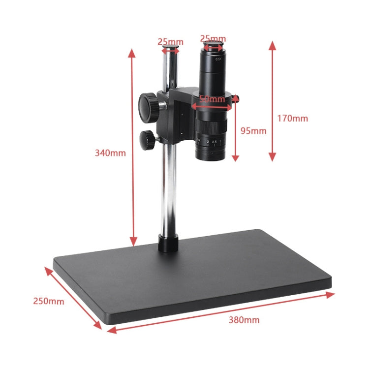 Industrial Camera Monocular Stand Microscope Lifting Stand Maintenance Table, Style: Complete Set