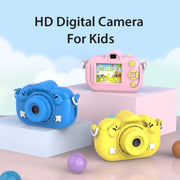 DC501 2.0-Inch 4X Zoom HD Digital Camera Mini Children Photography Camera, Color: Pink