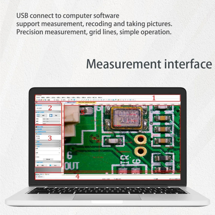 Measuring Electron Microscope Industrial Camera, Specifications: 30 Frames 16 Megapixel Dual Interface With Measurement