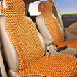 Car Wood Beaded Cushion Universal Car Seat Cover Summer Interior Supply(Beige) - Seat Accessories by PMC TechLife | Online Shopping South Africa | PMC TechLife | Buy Now Pay Later Mobicred
