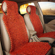 Car Wood Beaded Cushion Universal Car Seat Cover Summer Interior Supply(Red) - Seat Accessories by PMC TechLife | Online Shopping South Africa | PMC TechLife | Buy Now Pay Later Mobicred