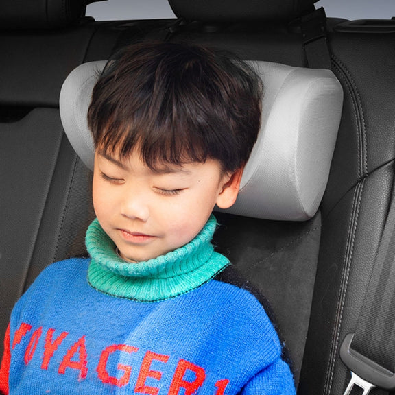 Car U-shaped Neck Pillow Soft Headrest Children Car Seat Side Sleeping Pillow(Sky Blue)