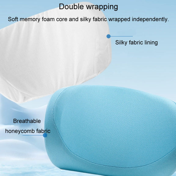 Car U-shaped Neck Pillow Soft Headrest Children Car Seat Side Sleeping Pillow(Pink)