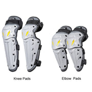 SULAITE Motorcycle Outdoor Riding Breathable Protective Equipment, Color: 2pcs /Set Elbow Pads Gray
