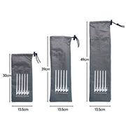 L 40cm Ground Spike Storage Bag Outdoor Camping Accessories Portable Handheld Storage Bag