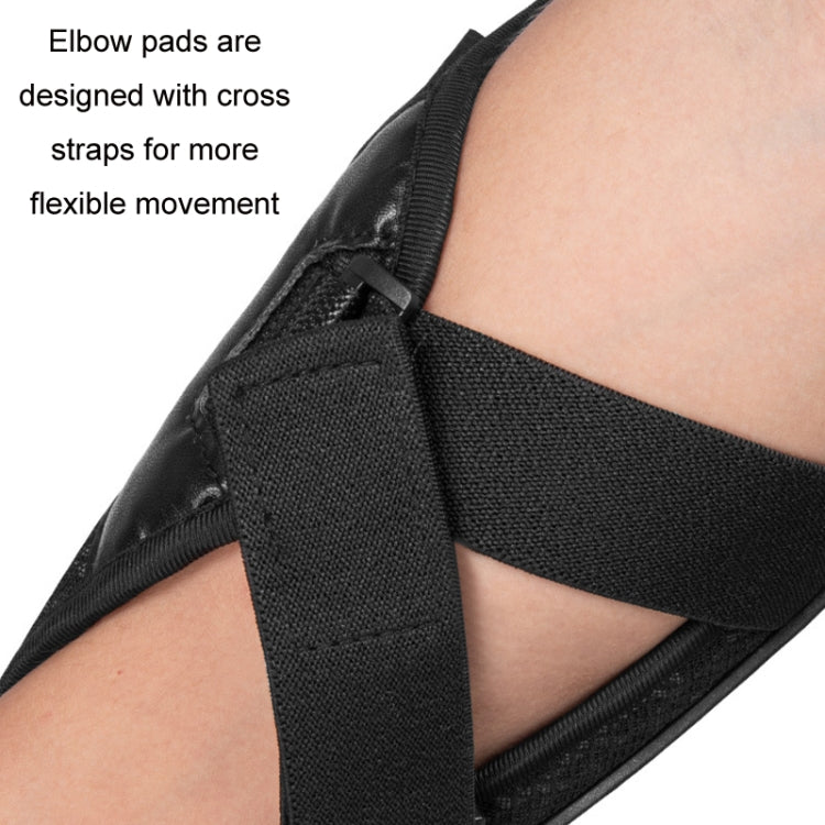 SULAITE Cycling Honeycomb Breathable Heat Dissipation Motorcycle Adjustable Protective Gear, Style: 2pcs /Set Knee Pads
