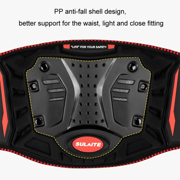 SULAITE Motorcycle Riding Breathable Anti-Fall Belt, Color: Yellow S/M