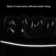 SULAITE Motorcycle Sheepskin Carbon Fiber Breathable Half-finger Riding Gloves, Size: XL(Black)