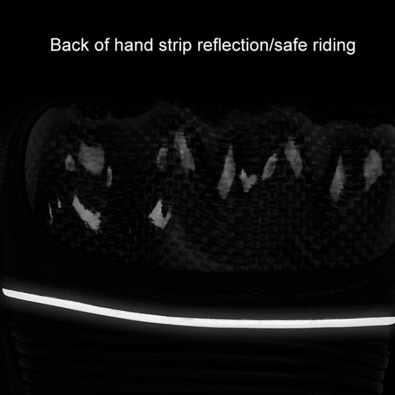 SULAITE Motorcycle Sheepskin Carbon Fiber Breathable Half-finger Riding Gloves, Size: M(Black)