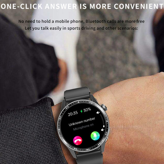 F400  1.55 Inch Screen Smart Watch Support ECG/ Blood Oxygen / Blood Sugar / 150+ Sports Mode, Color: Black Bamboo