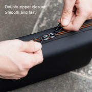 Cwatcun H91 Medium Sports Camera Case Portable Water-resistant EVA Digital Camera Storage Bag(Black)