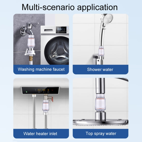 Household Washing Machine Electrical Water Heater Water Purification Filter With 6 Cartridges, Style: Pre-Filter