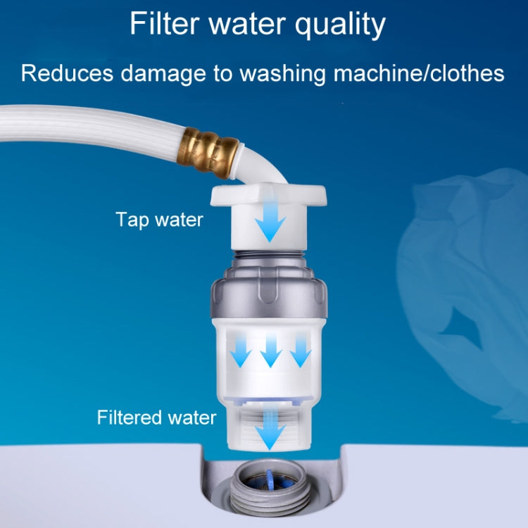 Household Washing Machine Electrical Water Heater Water Purification Filter With 6 Cartridges, Style: Pre-Filter