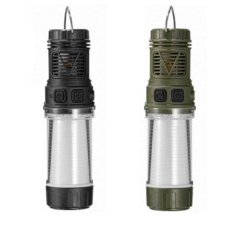 3 in 1 LED Mosquito Repellent Camping Light Magnetic Outdoor Tent Light(W8122 Black)