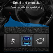 For Toyota Corolla / Levin / Avalon / Prado / Wildlander / Camry Dual-USB Modified Car Charger, Model: Insurance Box Cord