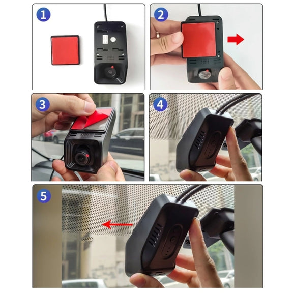 Android ADAS HD Night Vision 1080P USB Driving Recorder, Model: Single Lens(16G Memory Card)