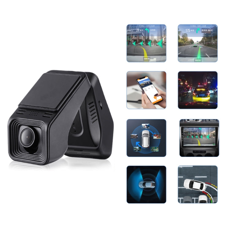 Android ADAS HD Night Vision 1080P USB Driving Recorder, Model: Single Lens WIFI Version(No Card)