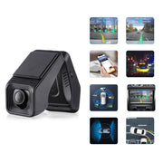Android ADAS HD Night Vision 1080P USB Driving Recorder, Model: Single Lens WIFI Version(16G Memory Card)