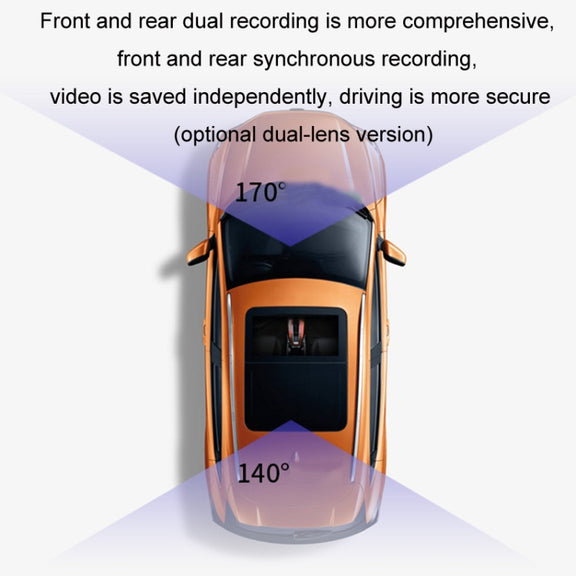 Android ADAS HD Night Vision 1080P USB Driving Recorder, Model: Dual Lens(32G Memory Card)