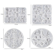 Bowknot Hairpin Jewelry Silicone Molds DIY Epoxy Resin Casting Mould Style 004