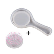 Air Cushion Comb Set Silicone Mold DIY Epoxy Resin Craft Making Mold, Spec: Round 003