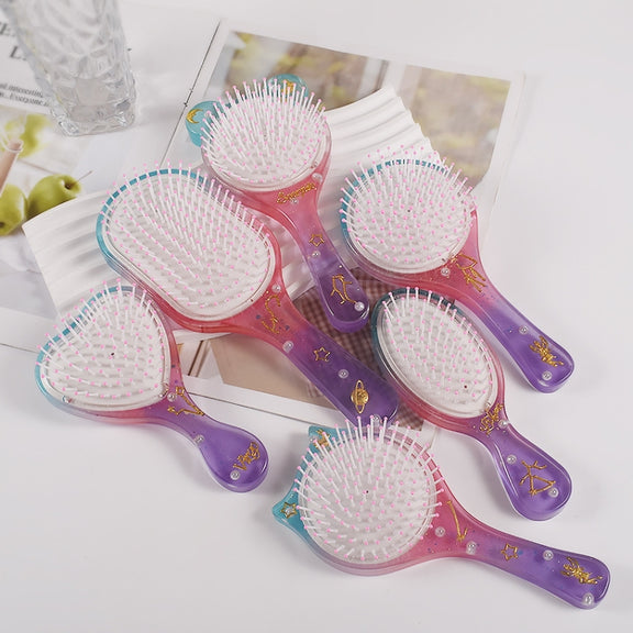 Air Cushion Comb Set Silicone Mold DIY Epoxy Resin Craft Making Mold, Spec: Small Oval 004