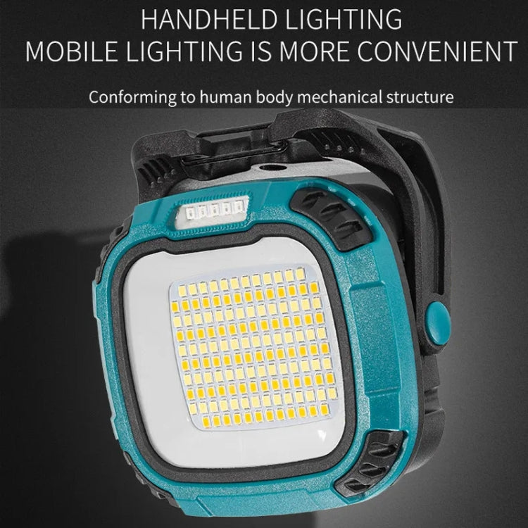 COB Work Lilight Type-C Charging Outdoor Lighting Floodlight(W892-1 Yellow Without Battery)