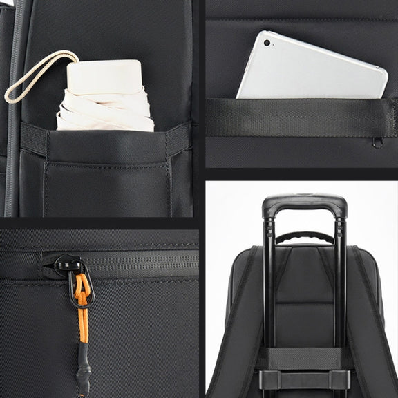 Cwatcun D93 Casual Camera Bag Water-resistant Photography Bag(3.0 Small Black)