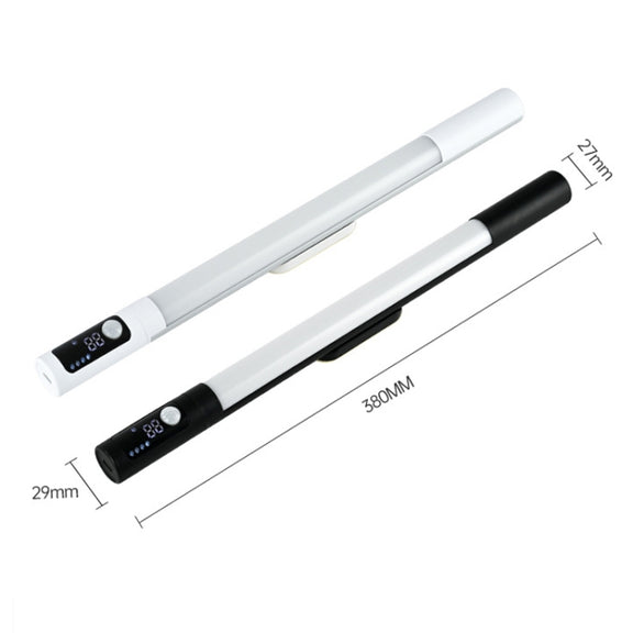 Rechargeable Under Cabinet LED Motion Sensor Night Light with Digital Display 1200mAH(Silver)