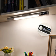 Rechargeable Under Cabinet LED Motion Sensor Night Light with Digital Display 1200mAH(Black)
