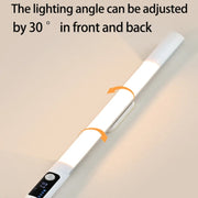 Rechargeable Under Cabinet LED Motion Sensor Night Light with Digital Display 1200mAH(Silver)