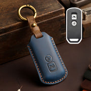 For Honda NS125LA/Lead125/PCX160/Forza 350 Hallmo Motorcycle Key Case, Color: 2 Keys Blue