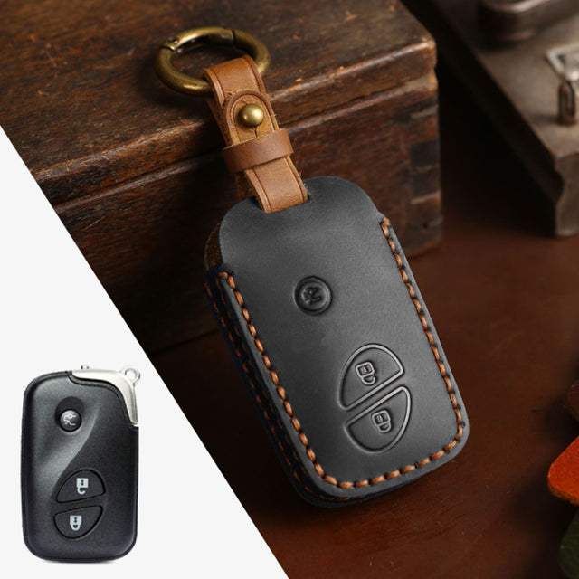 For Lexus RX270/ES240/LX570 Hallmo Car Key Cover, Color: 3 Keys Black