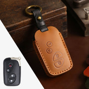 For Lexus RX270/ES240/LX570 Hallmo Car Key Cover, Color: 4 Keys Brown