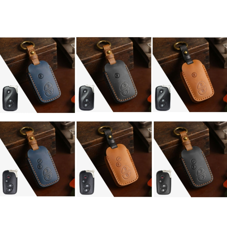 For Lexus RX270/ES240/LX570 Hallmo Car Key Cover, Color: 4 Keys Blue