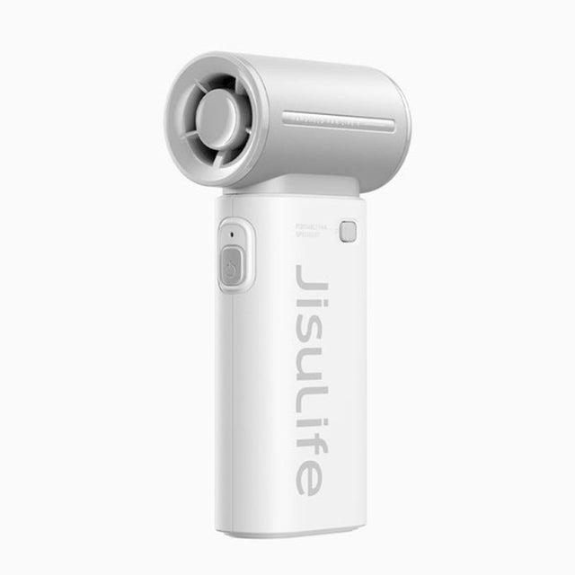 JisuLife Life9 High Speed Handheld Small Fan Mini Portable USB Rechargeable Desktop Cooling Electric Fan, Battery Capacity: 3600mAh(Gray)