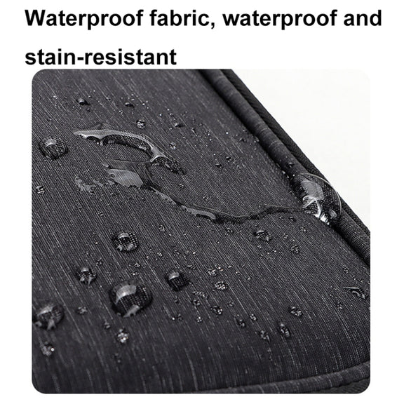 SM08 Large Capacity Water-resistant Portable Double-layer Digital Storage Bag, Size: S(Black)