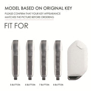 For Kia 2024 Hallmo Car Key Protective Cover, Color: 8 Keys Black