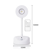 Rechargeable LED Motion Sensor Wireless Spotlight With Remote Control 2000mAH White