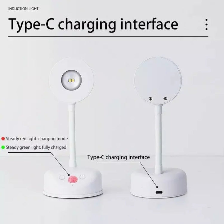 Rechargeable LED Motion Sensor Wireless Spotlight With Remote Control 2000mAH White