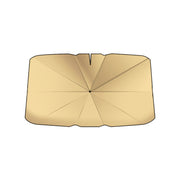 Car Windshield Titanium Sun Protection Heat Insulation Parasol(Large Gold 9957)