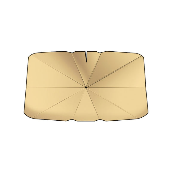 Car Windshield Titanium Sun Protection Heat Insulation Parasol(Large Gold 9957)