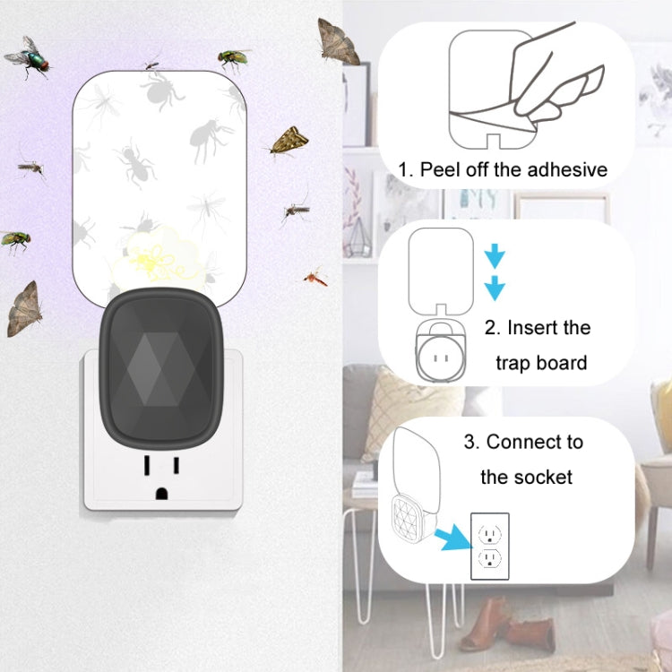 JMQ01 Household Indoor Mosquito Light Stick-Type Mosquito Traps With Night Light(White US Plug)