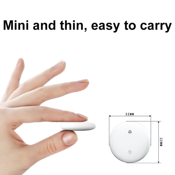 For Apple Series S10 Round Smart Global Anti-Lost Device IP67 Water-resistant Locator(White)