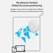 For Apple Series S10 Round Smart Global Anti-Lost Device IP67 Water-resistant Locator(Black)