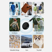 For Apple Series S10 Round Smart Global Anti-Lost Device IP67 Water-resistant Locator(Black)