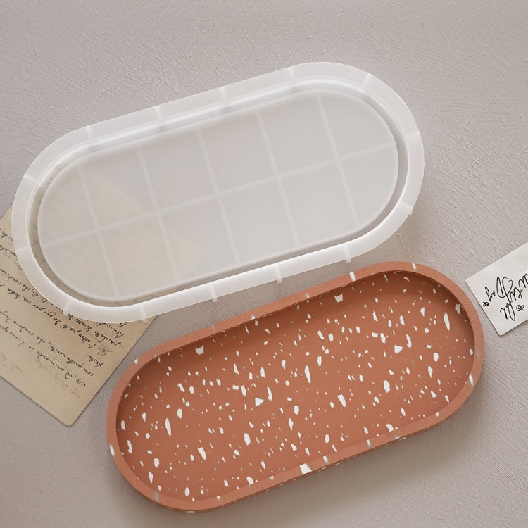 DIY Epoxy Oval Tray Dish Mold Silicone Mold for Flower Pot Base, Spec: 001