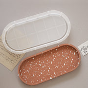 DIY Epoxy Oval Tray Dish Mold Silicone Mold for Flower Pot Base, Spec: 001